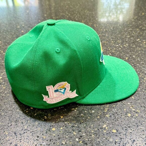 New Era Green Cap with Blue and Yellow Logo - Picture 5 of 10